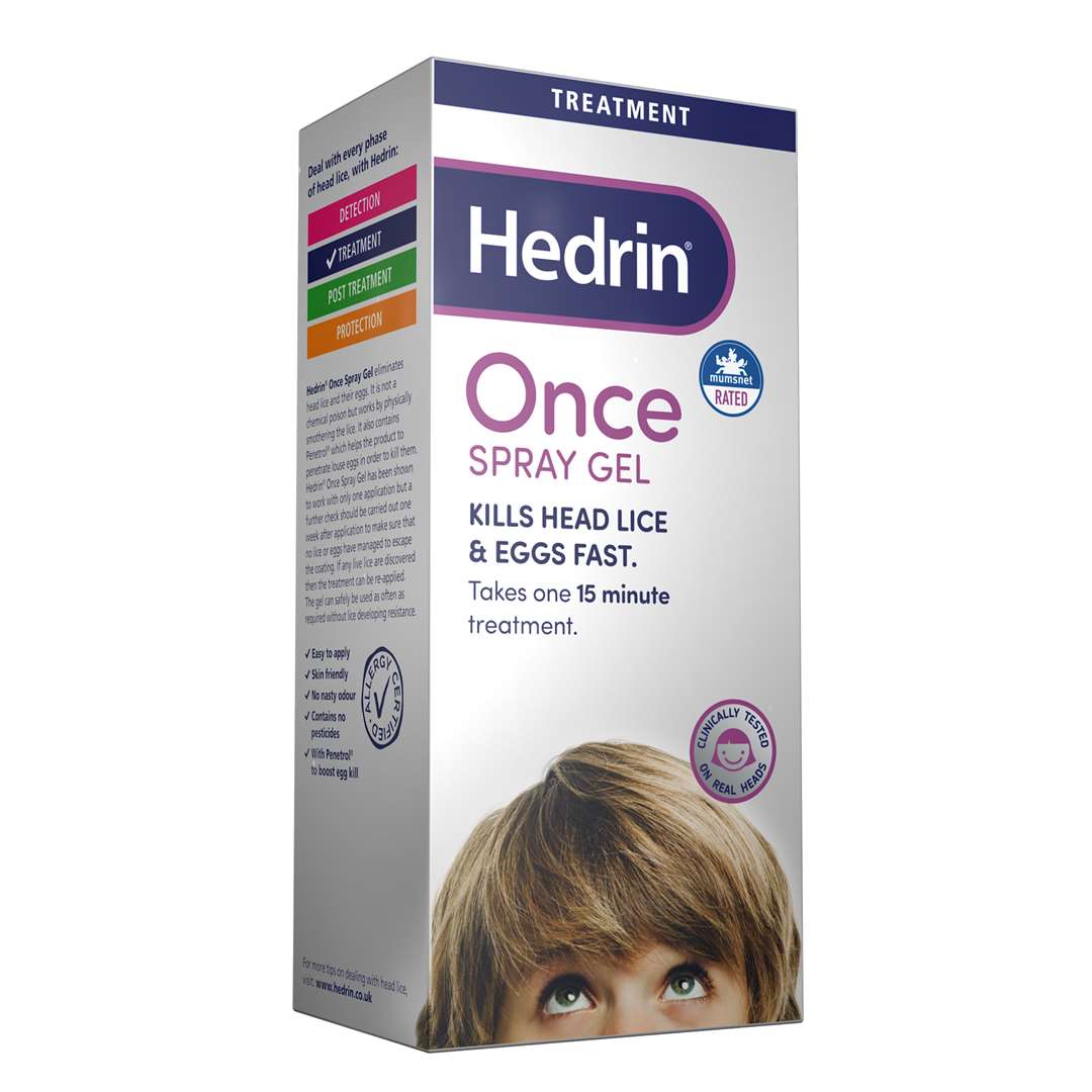 Hedrin Once Spray Gel