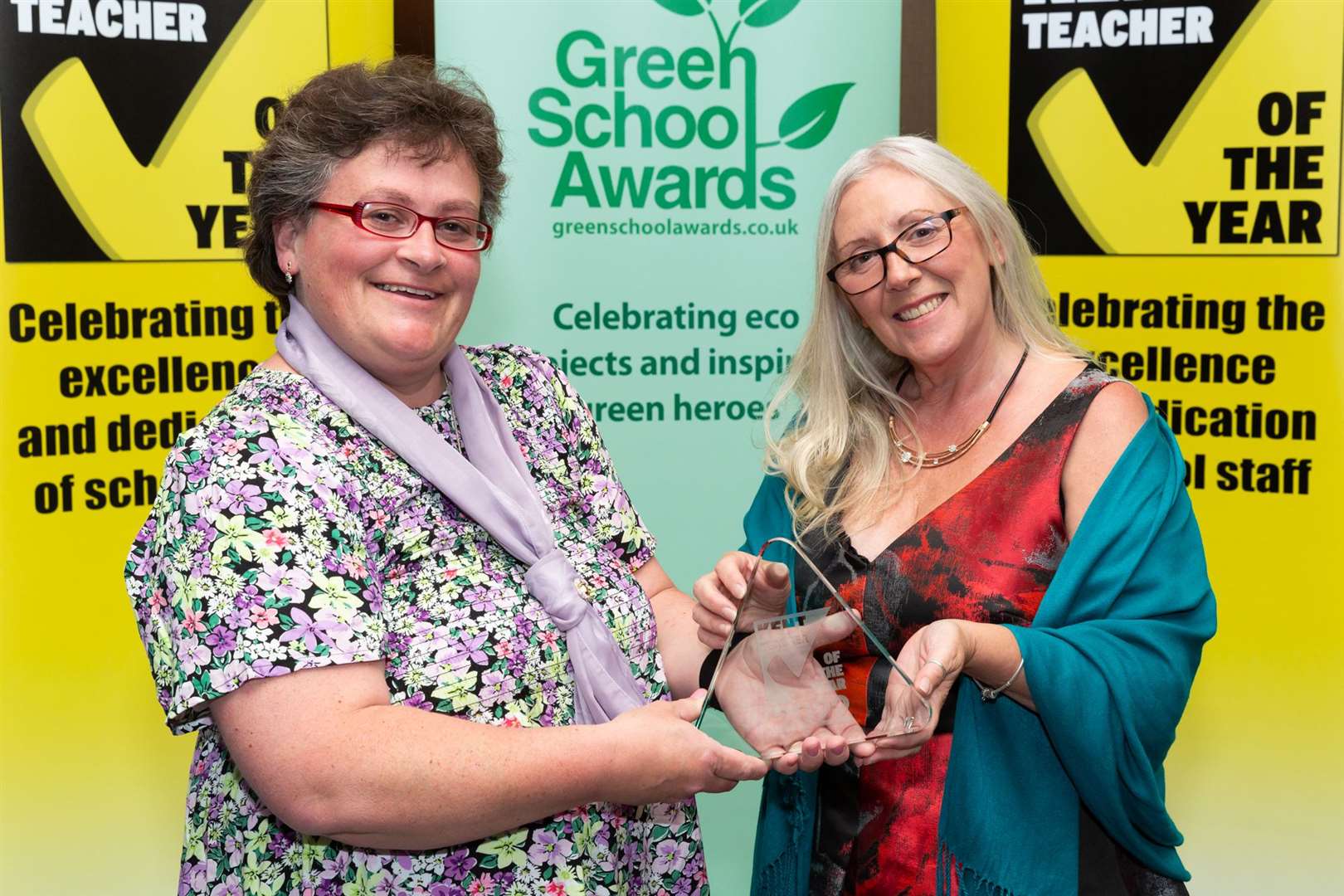 Overall Kent Primary School T/A of the Year, Chris Ridley of Miers Court Primary School. Presented by June Greens of Towergate Insurance. Picture: Countrywide Photographic