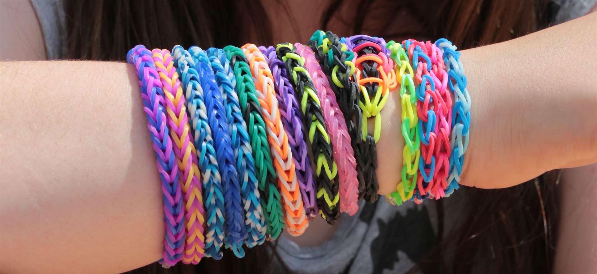 Loom bands used to make friendship bracelets were hugely popular around five to seven years ago
