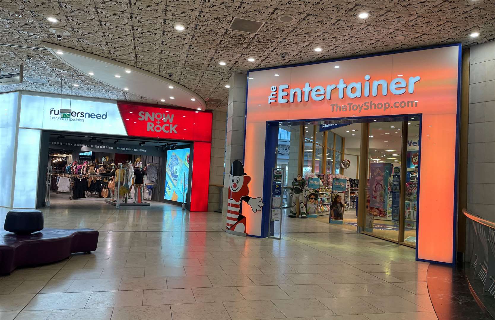 The Entertainer and Snow and Rock could be turned into two entertainment units