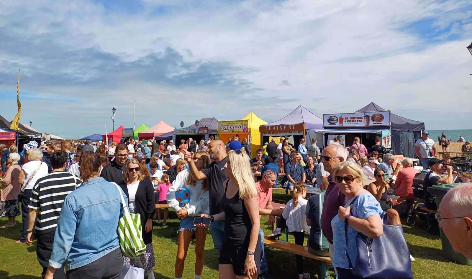 Tuck into tasty bites at Deal’s bank holiday food and drink festival. Picture: Market Square Group / Zoom Events
