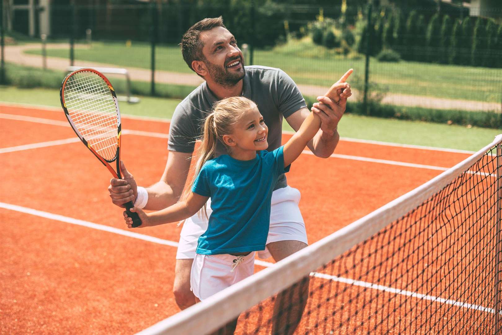Tennis is the perfect way to encourage children to be active outside and have fun