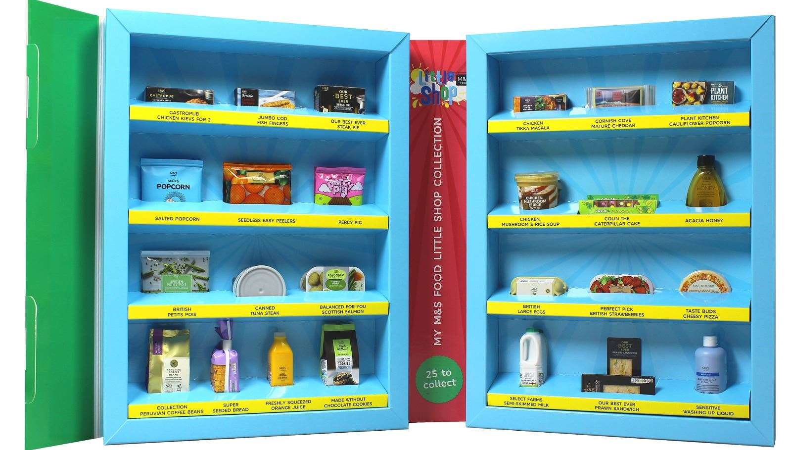 There are 25 popular M&S products turned into miniature collectables