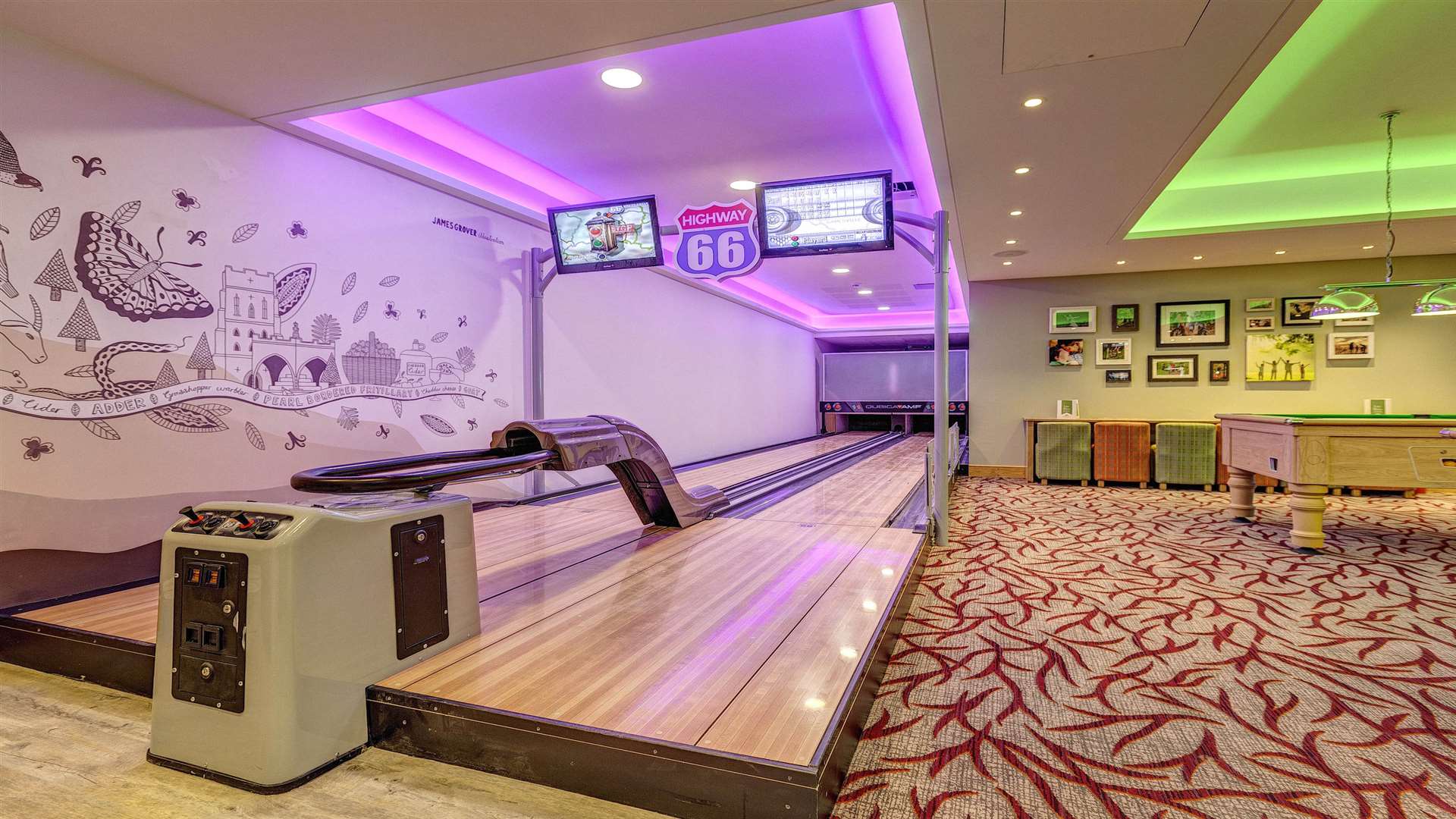 Bowling lanes