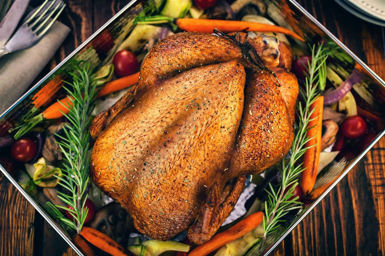 Roast turkey. Picture: kajakiki/istock