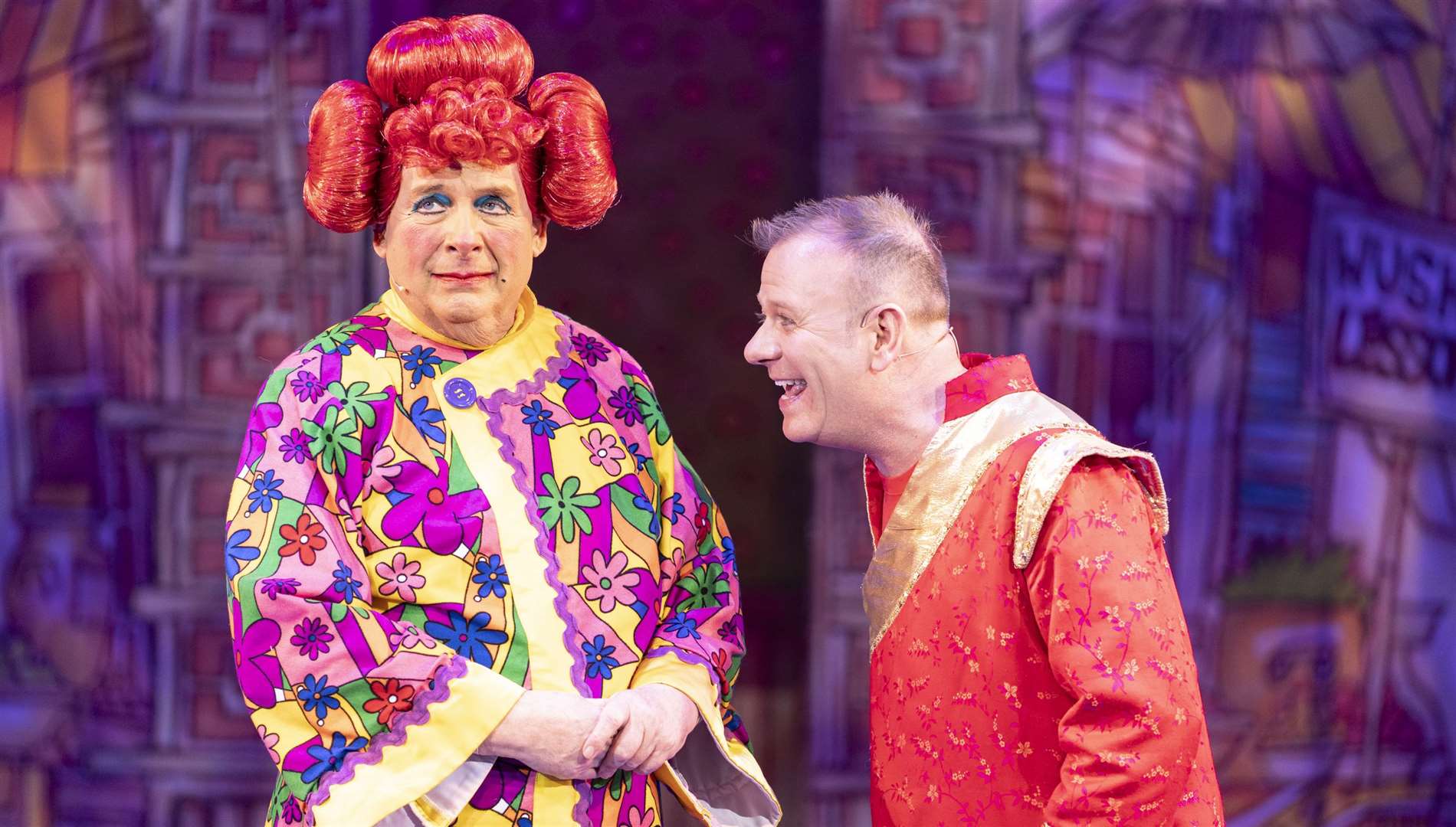 Christopher Biggins is the dame in this year's Aladdin at the Churchill Theatre, Bromley