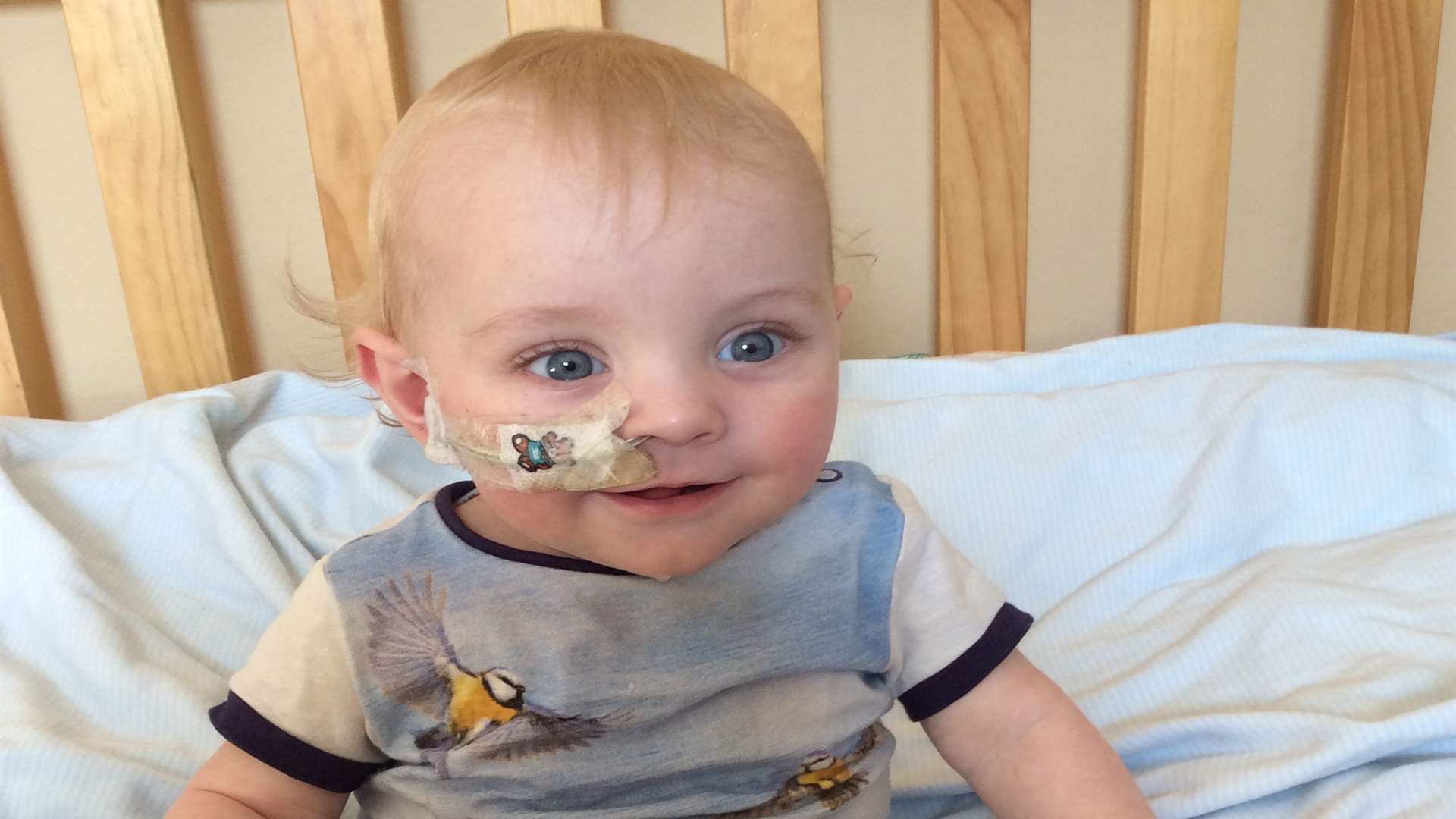 Arthur was diagnosed with Severe Combined Immune Deficiency (SCID)