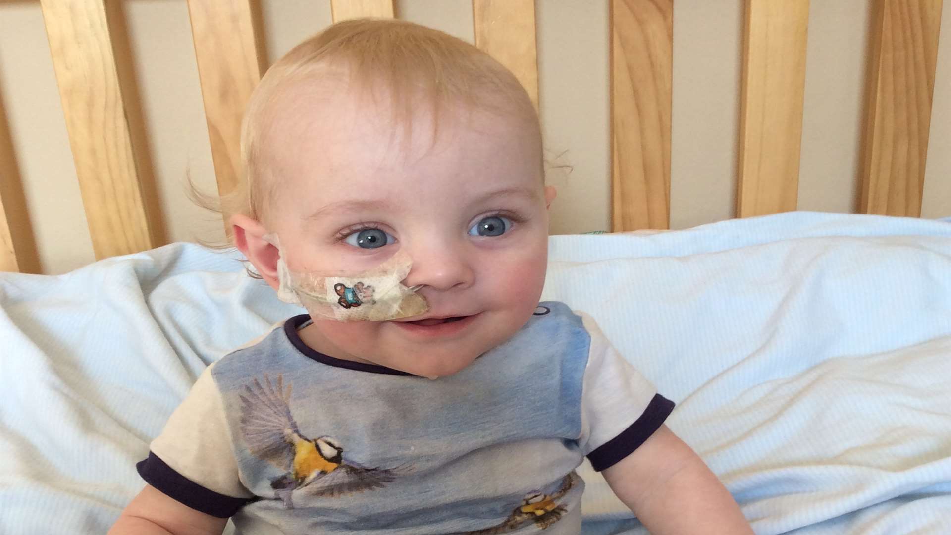 Arthur was diagnosed with Severe Combined Immune Deficiency (SCID)