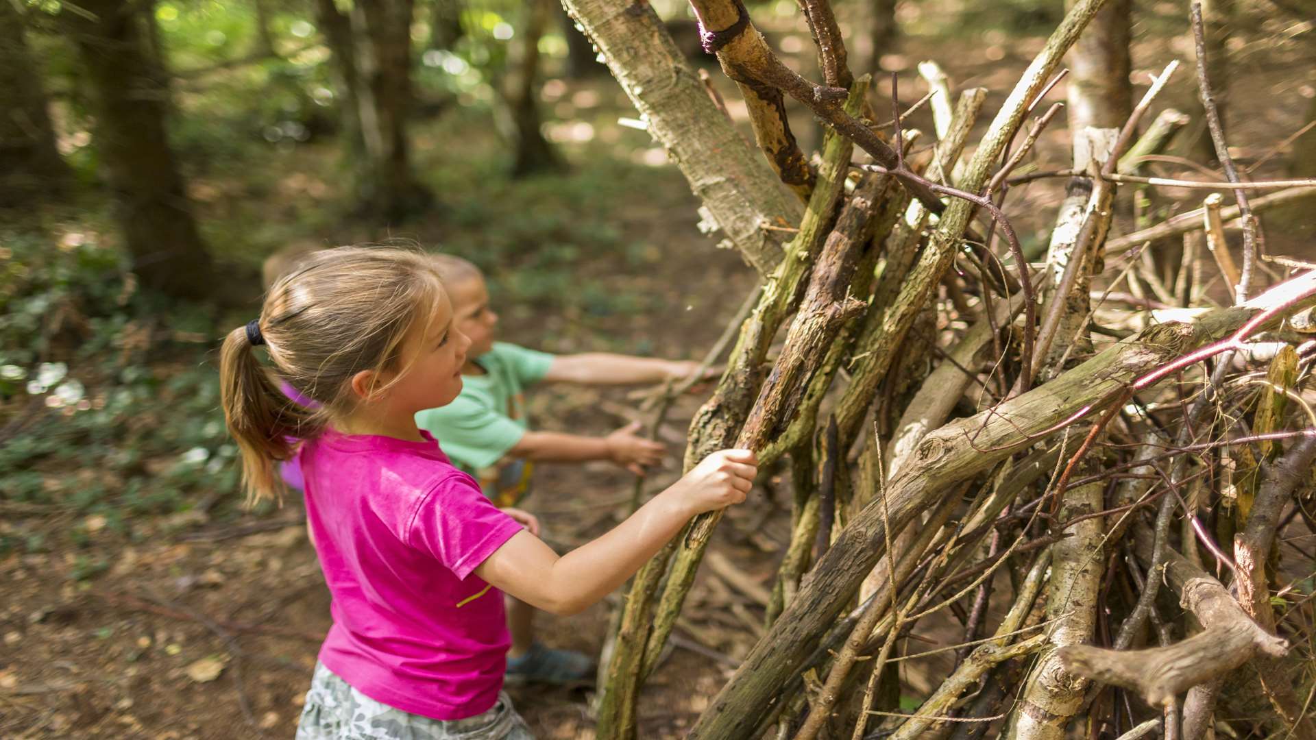 Enjoy the natural play areas at National Trust properties