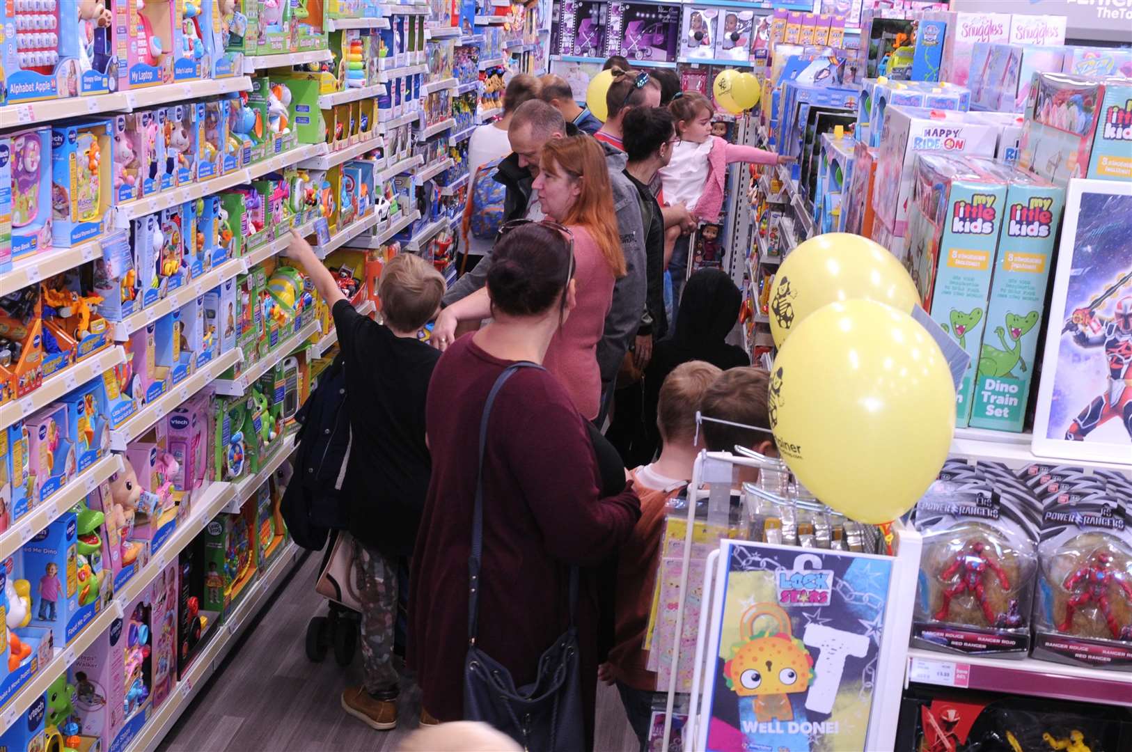 The opening of a new branch of The Entertainer in Dover before the pandemic. All stores will now hold a Quiet Hour first thing each morning.