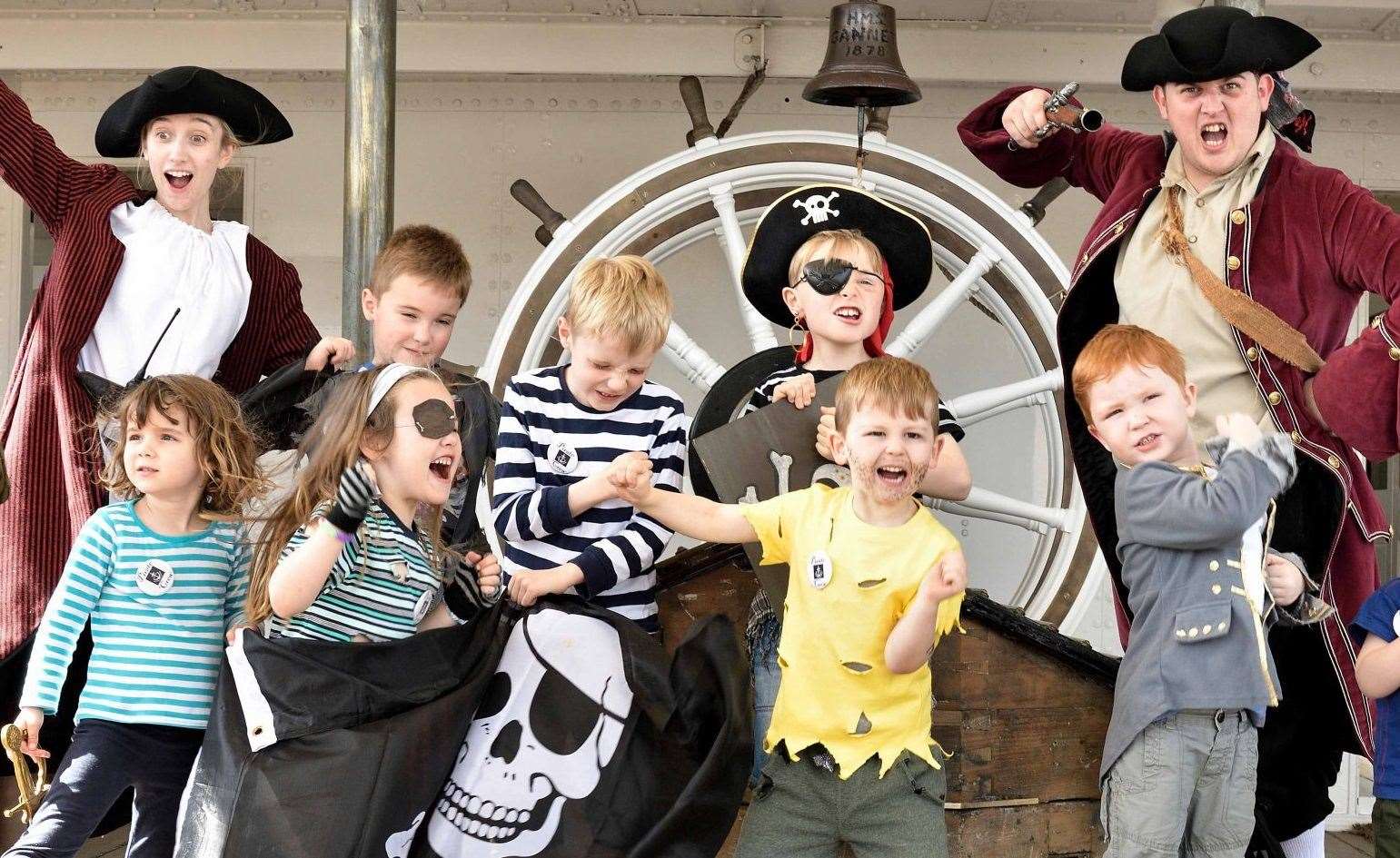 Swashbuckling half term fun at the Dockyard in Chatham