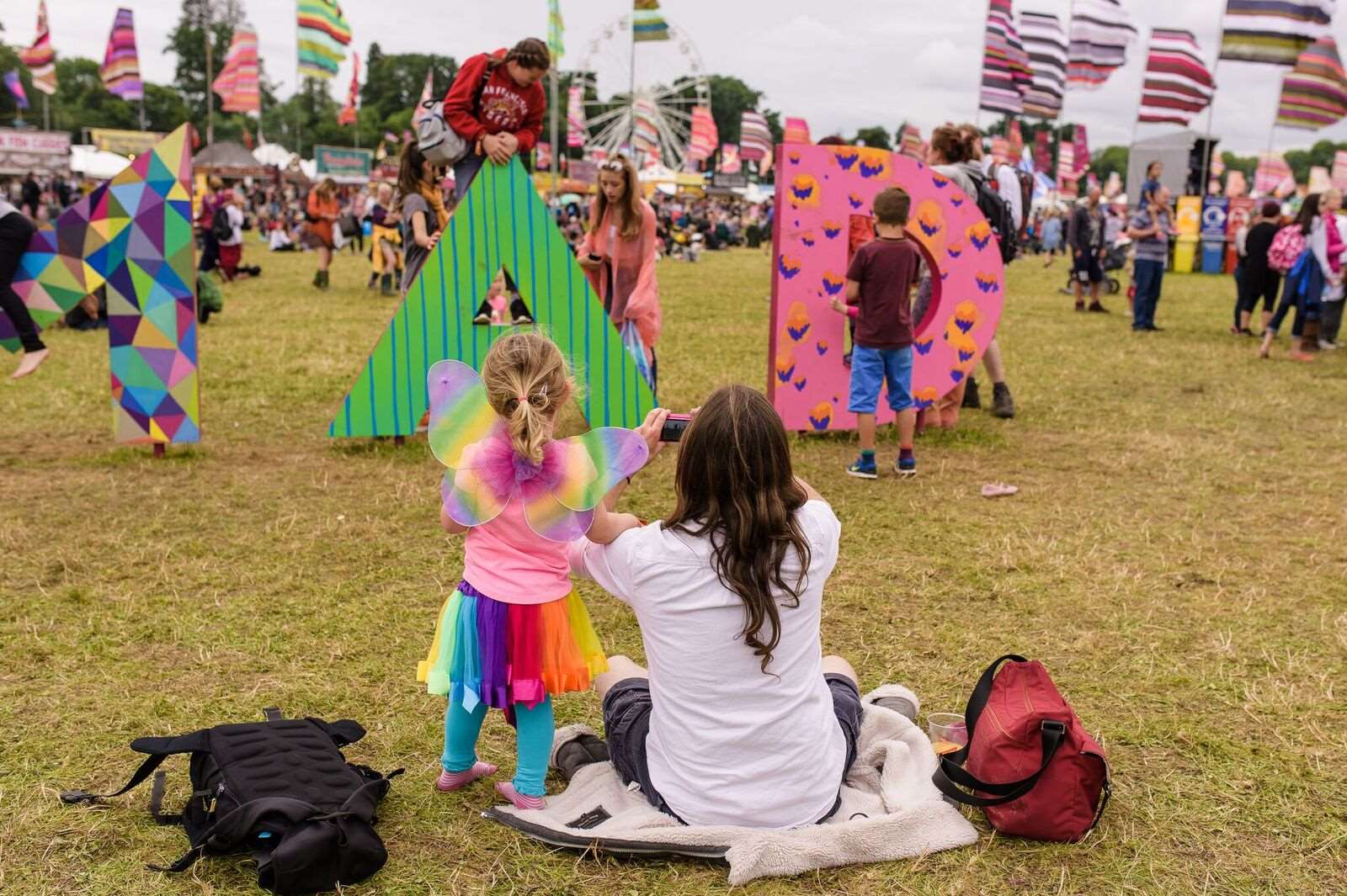 The children's field at Womad was a hit