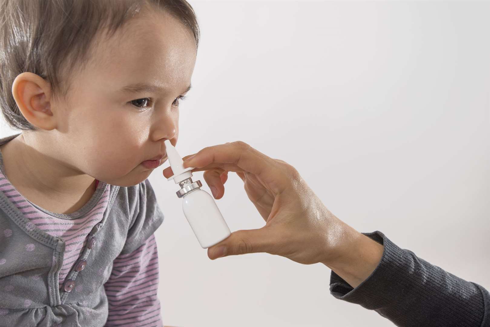 Health chiefs say using a nasal spray rather than injection means the process is completely painless for children