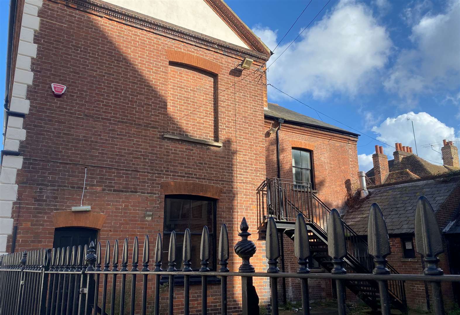 The former Jolly Sailor pub in Northgate, Canterbury. A two-storey extension will be built here to help improve circulation