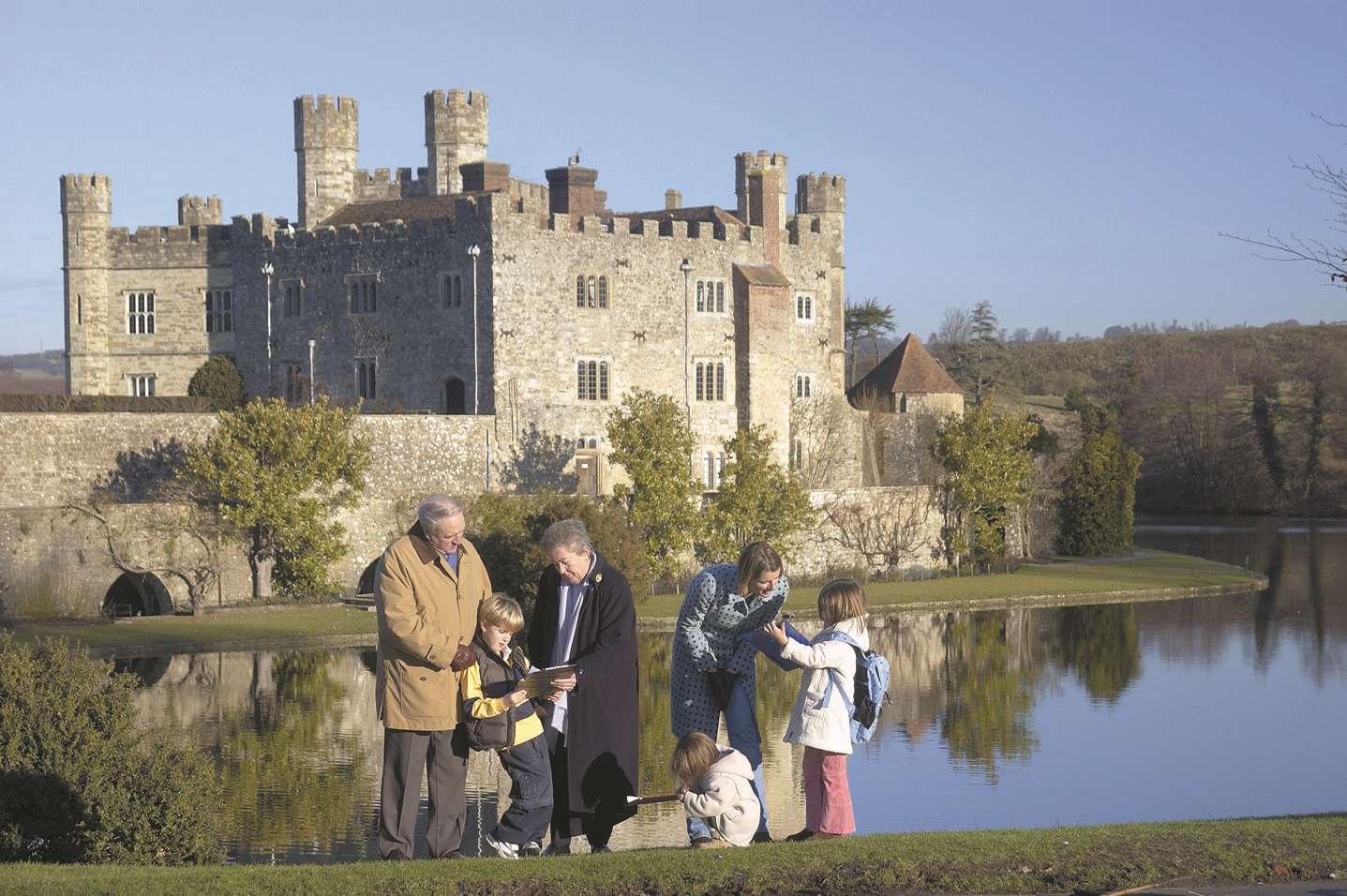 Leeds Castle attracts families all year round
