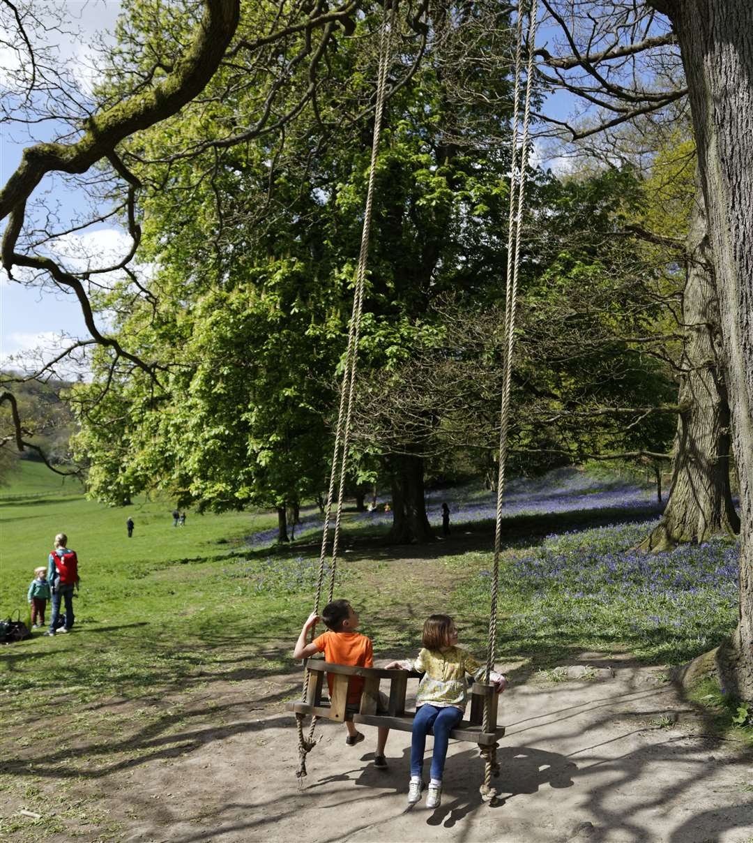 Children playing in the garden at Chartwell Picture: National Trust/Chris Lacey