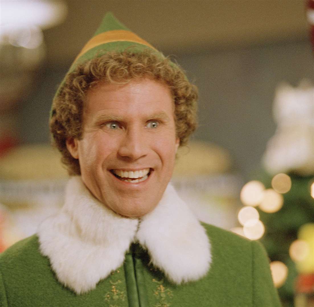 Will Ferrell as Buddy the elf Picture: Warner Bros