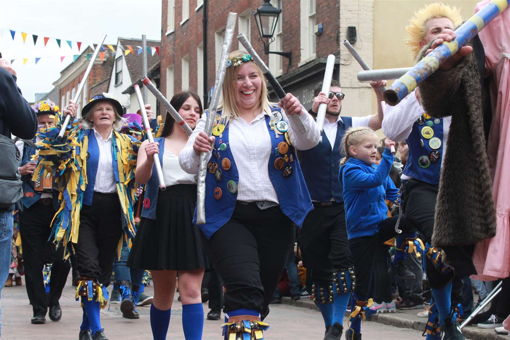 Morris dancers will be taking over Rochester High Street at the Sweeps Festival this bank holiday weekend. Picture: John Westhrop