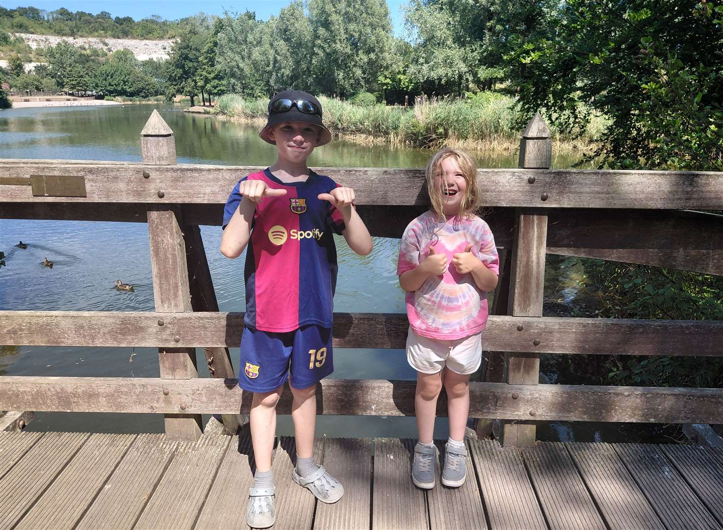 Bluewater Nature Trail got the thumbs up from Millie - Max wasn't as keen on the Very Hungry Caterpillar theme but had a good time