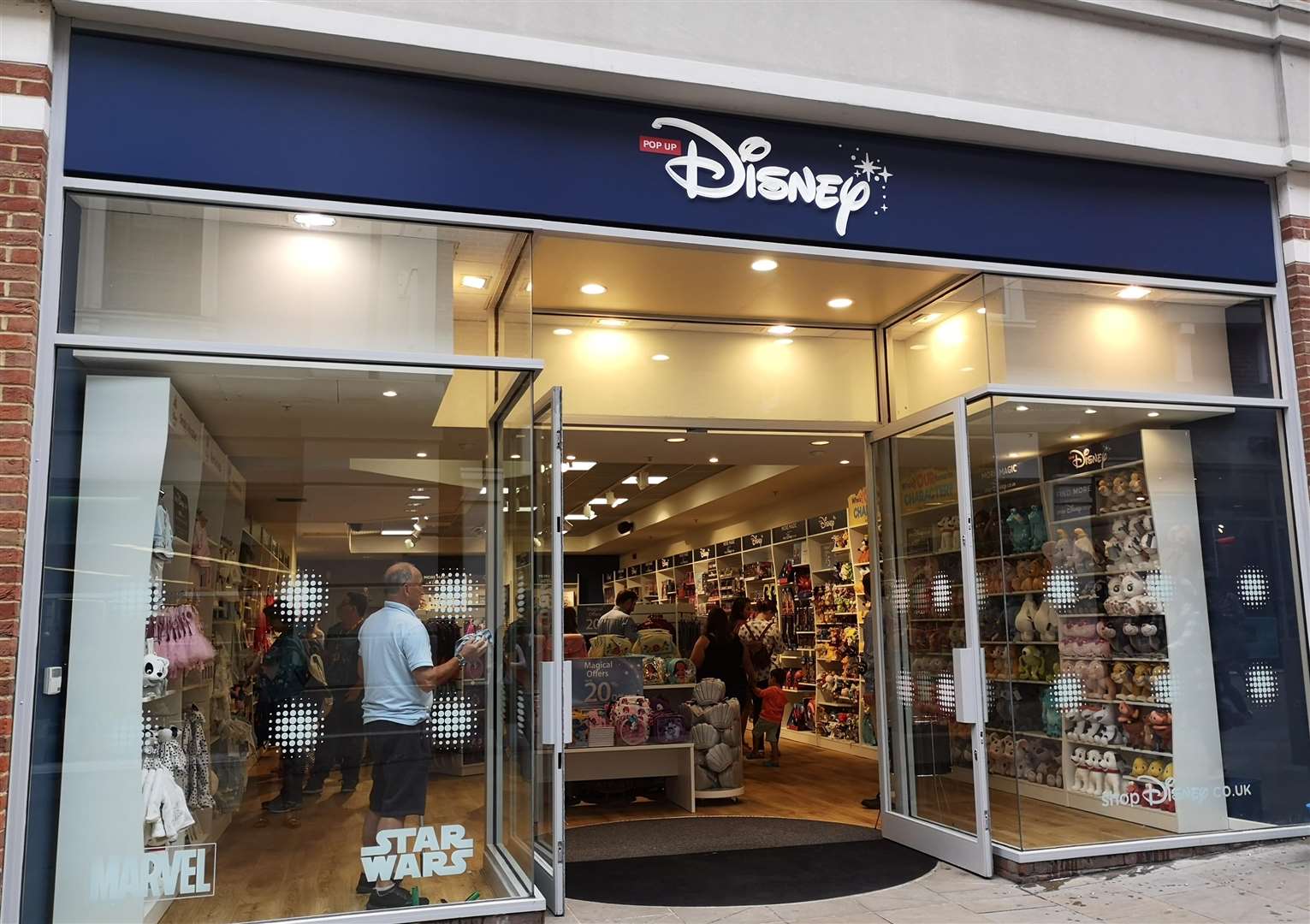 The pop-up DIsney store has opened in Canterbury