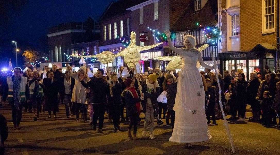 A previous parade in Tenterden