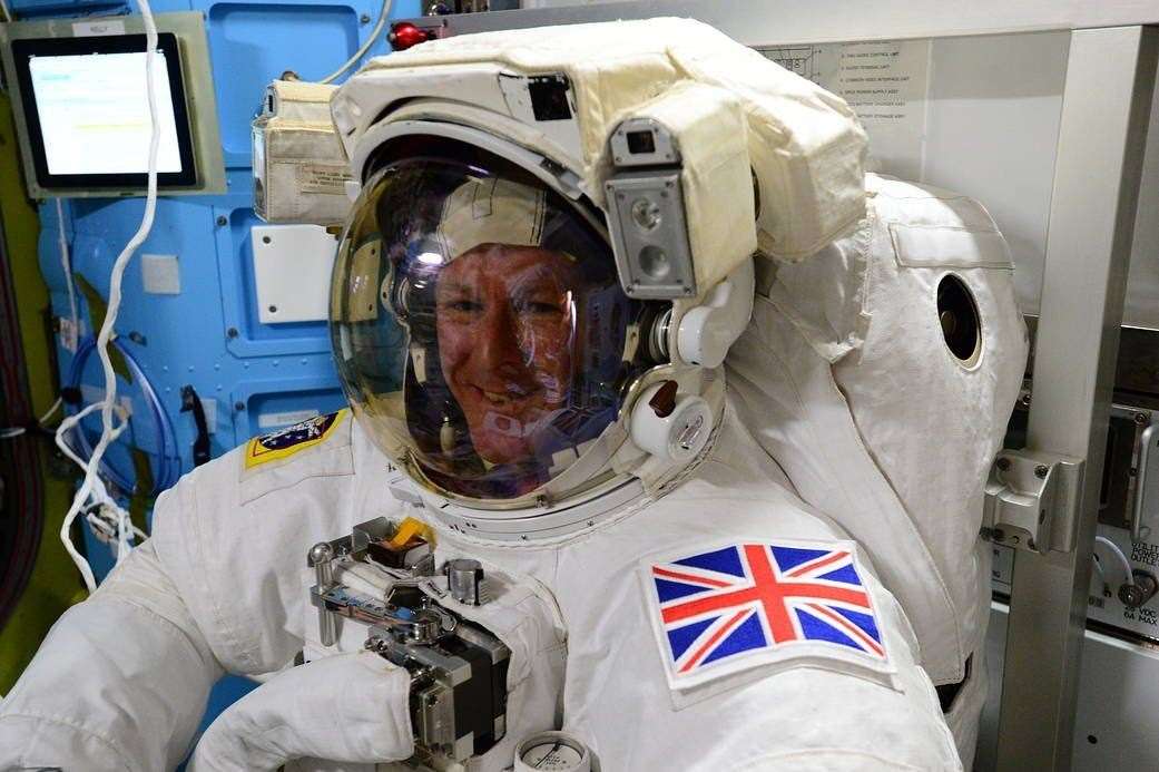 European Space Agency (ESA) astronaut Tim Peake