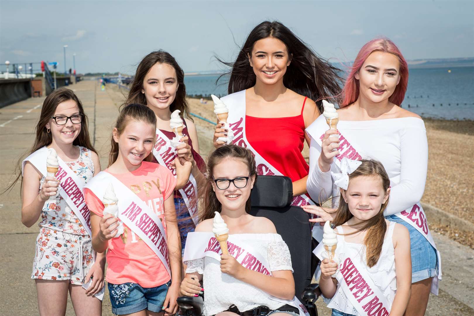 Last year's Sheppey Carnival Queen and Princesses. Picture: Matthew Walker
