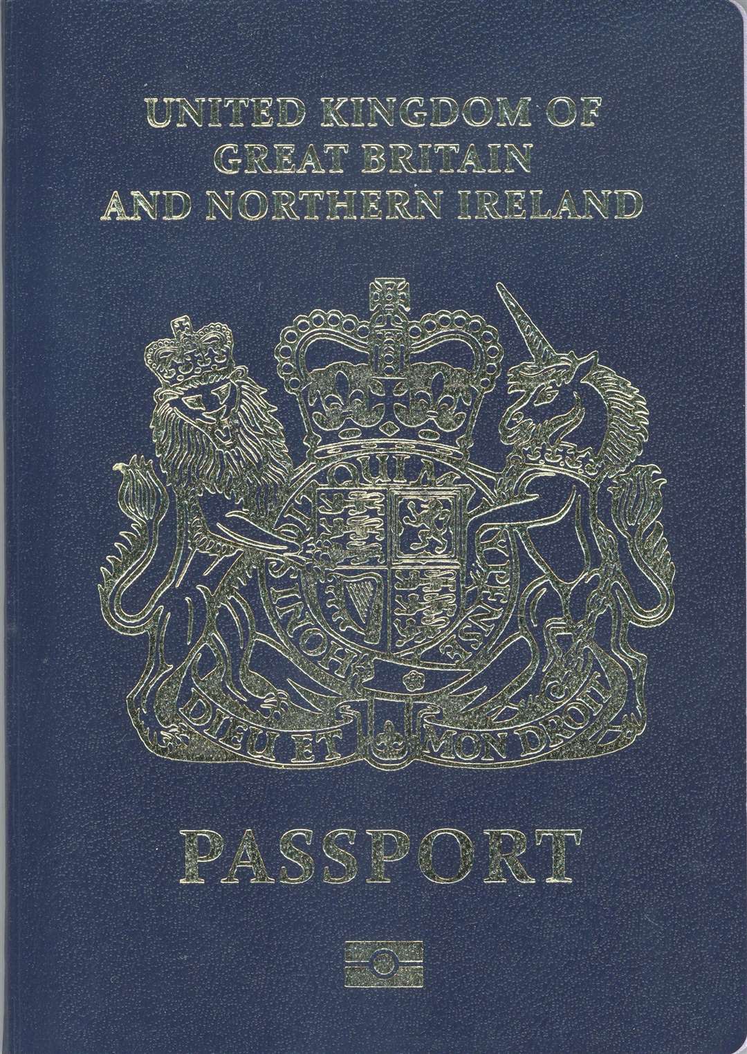 The burgundy coloured passports are also now being replaced with navy ones as they expire