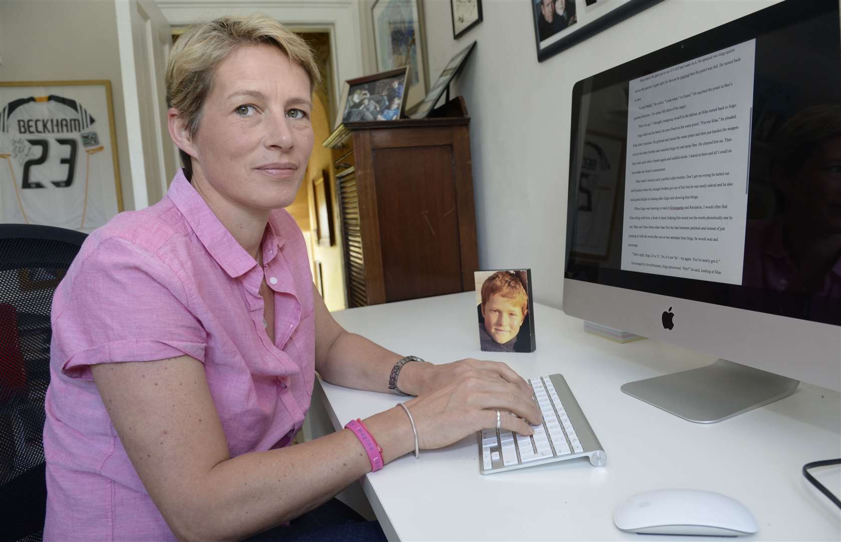 Sarah Pullen, from Baddlesmere, published a book on the loss of her son, Silas, to a brain tumour.