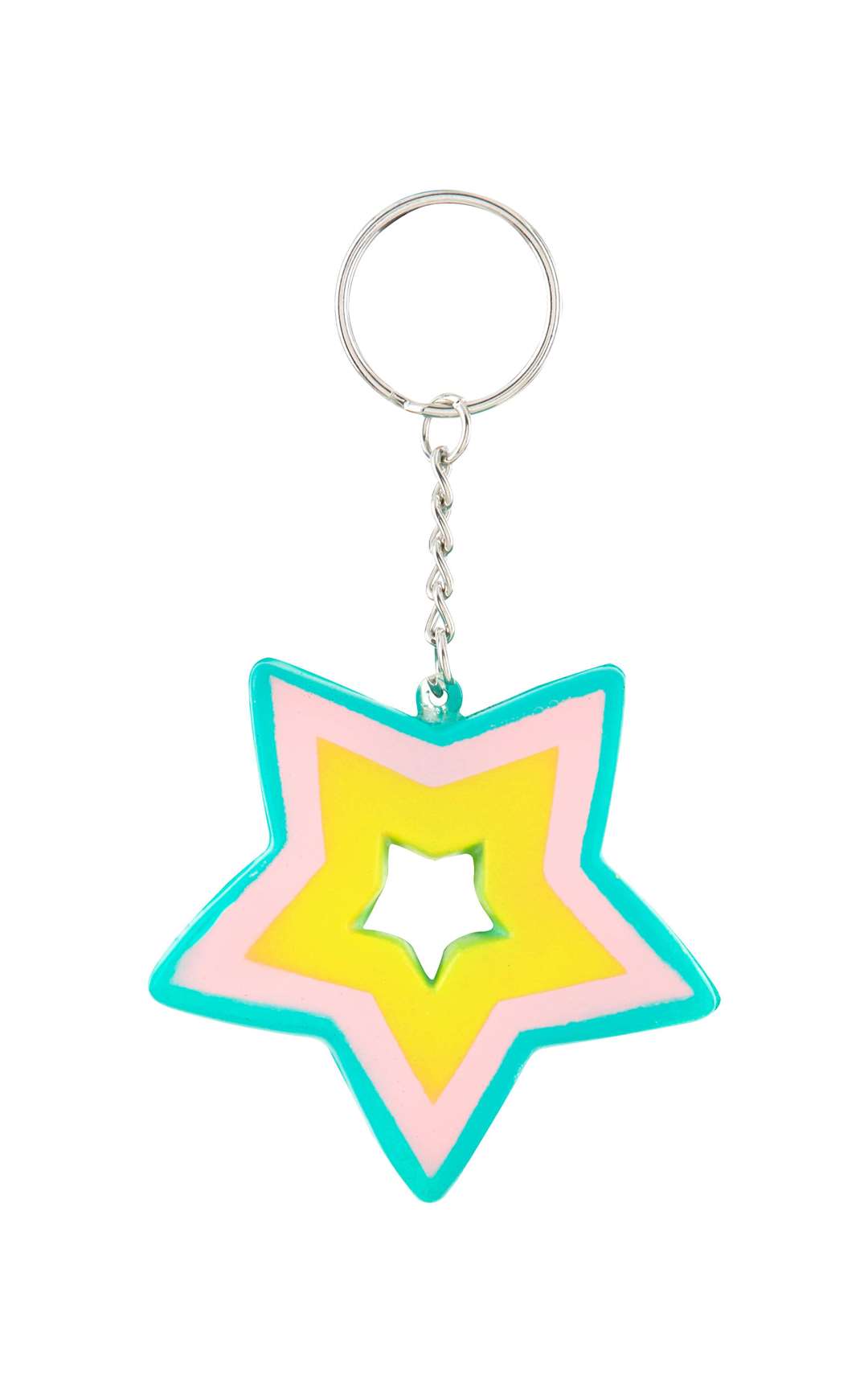 Great keyrings in heart and star shapes, £1 each