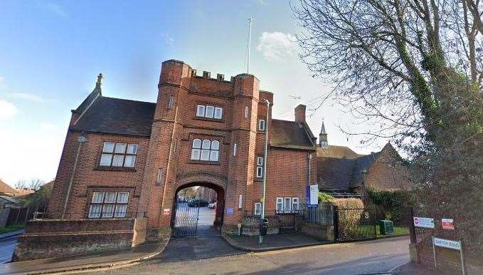 A £1 million extension at Maidstone Grammar School for Boys has been given the go ahead. Picture: Google