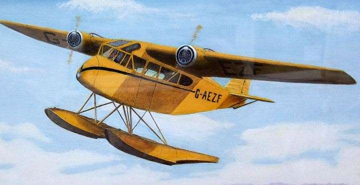 The Short Scion Floatplane has been restored for its month-long display inside Rochester Cathedral. Picture: R. Macey