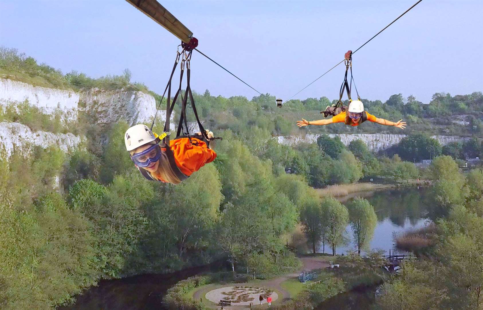 Are you brave enough to try the zip wire?