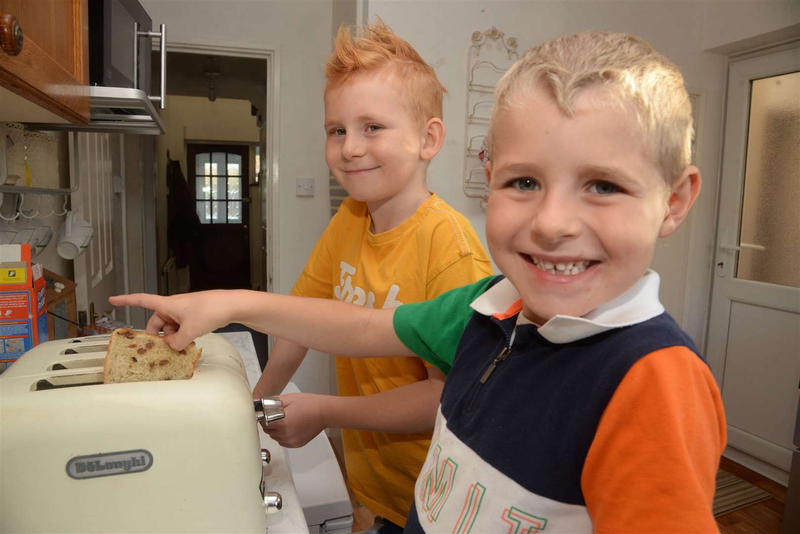 Brothers Finley and Elliott McGrath from Birchington. Picture: Chris Davey.