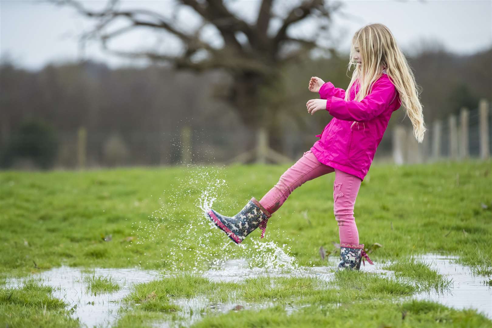 The National Trust is encouraging families to get out whatever the weather