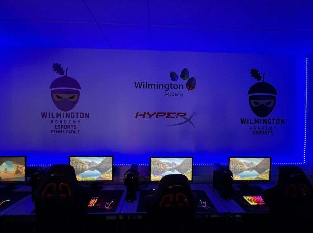 The Leigh Academies Trust has invested heavily in Esports equipment. Photo: Wilmington Academy Esport