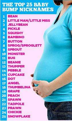 25 baby bump nicknames (7275092)