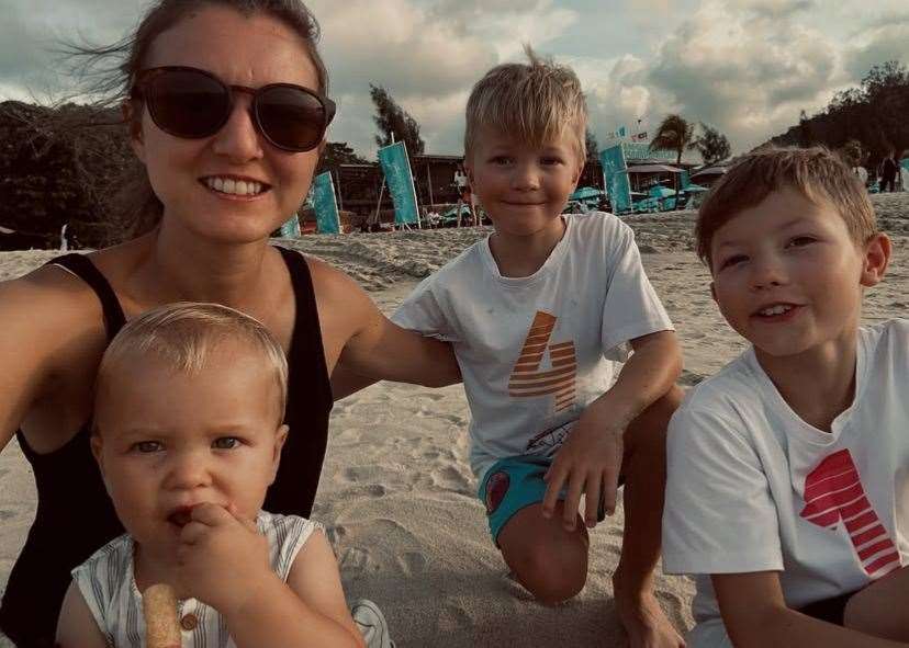 Liberty hopes her background as a primary school teacher will help her give the children a blend of classroom learning and hands-on experiences. Picture: 4backpacks1baby