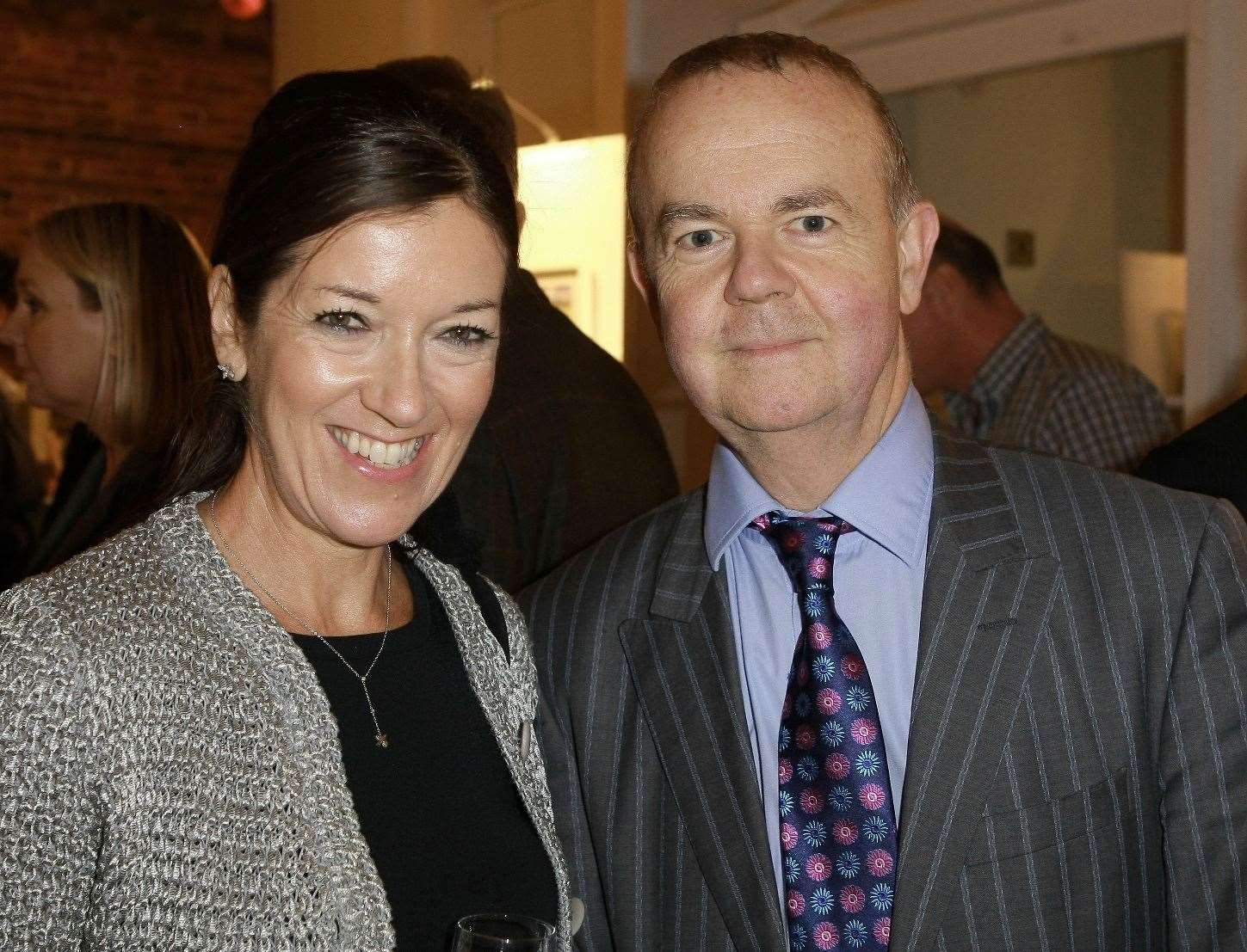 Victoria Hislop with her husband Ian in Tunbridge Wells. Picture: Grant Melton Photography ©2011