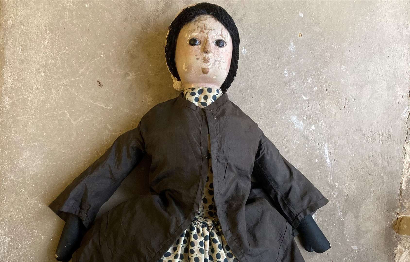 Moggie is a Georgian doll dating back to around 1750. Pictures: Penshurst Place and Gardens