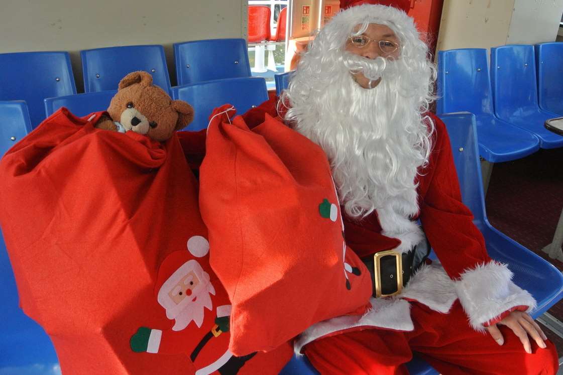 Meet Santa after a wintery boat ride on the River Medway