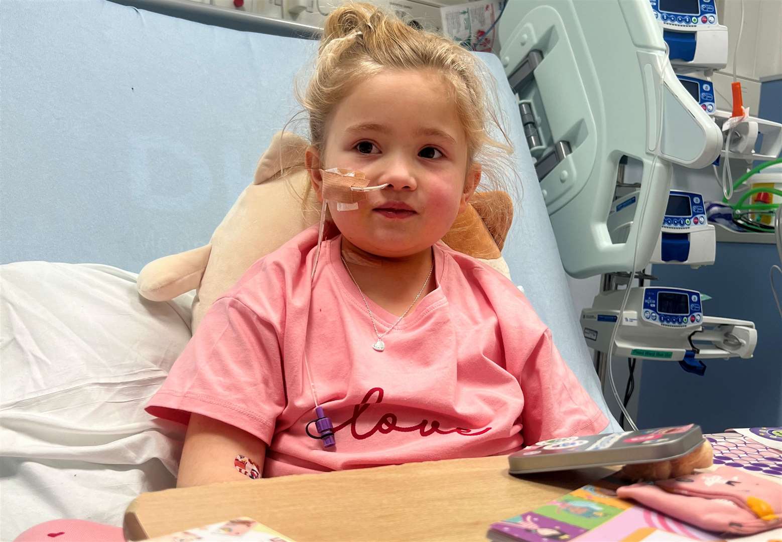 Primrose Ransley pictured during her treatment