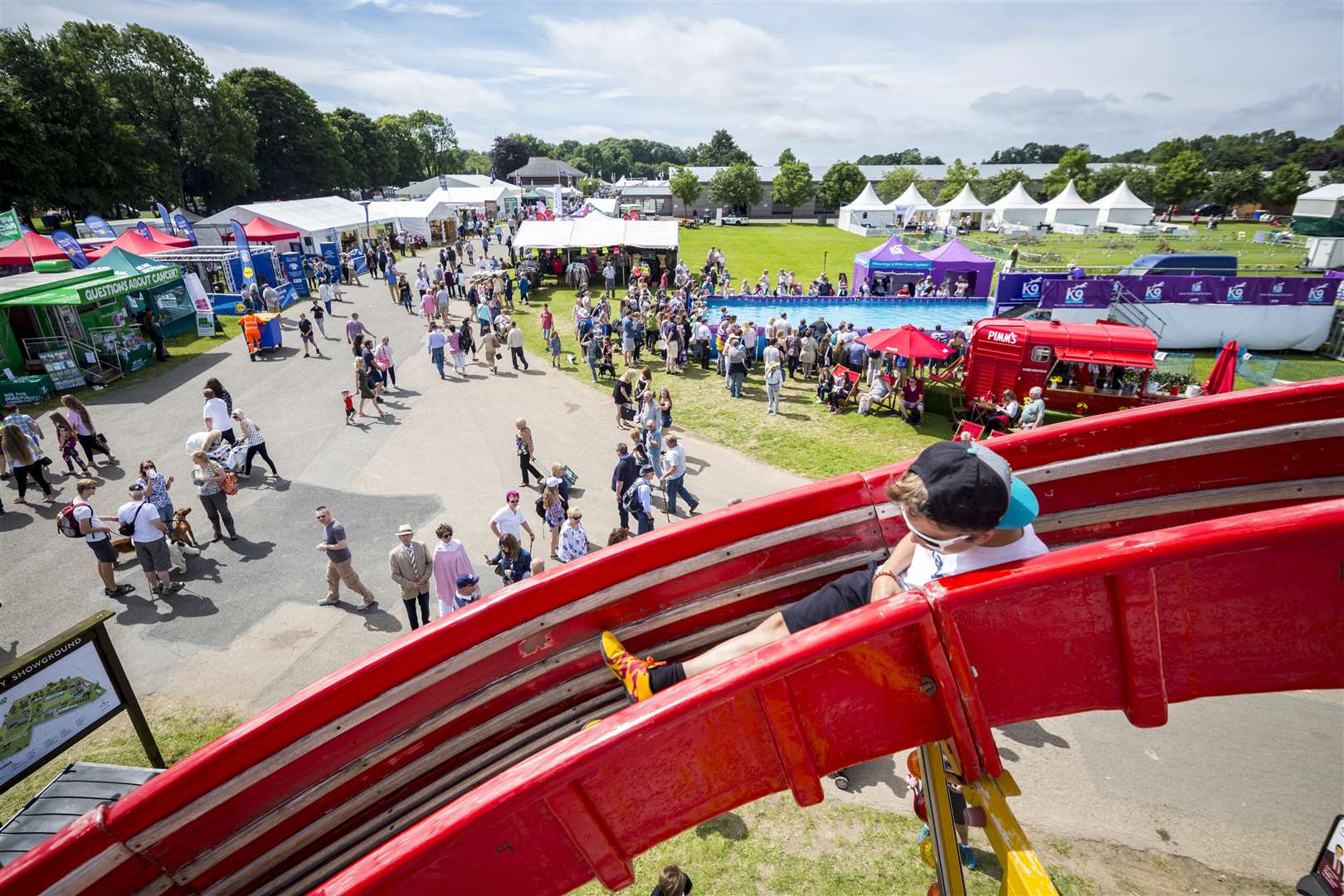 The show, hosted in Detling, will have a family fairground and children's activities. Picture: Thomas Alexander