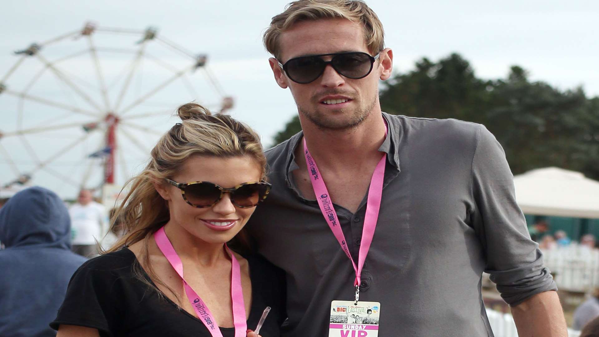 Abbey Clancy with husband Peter Crouch