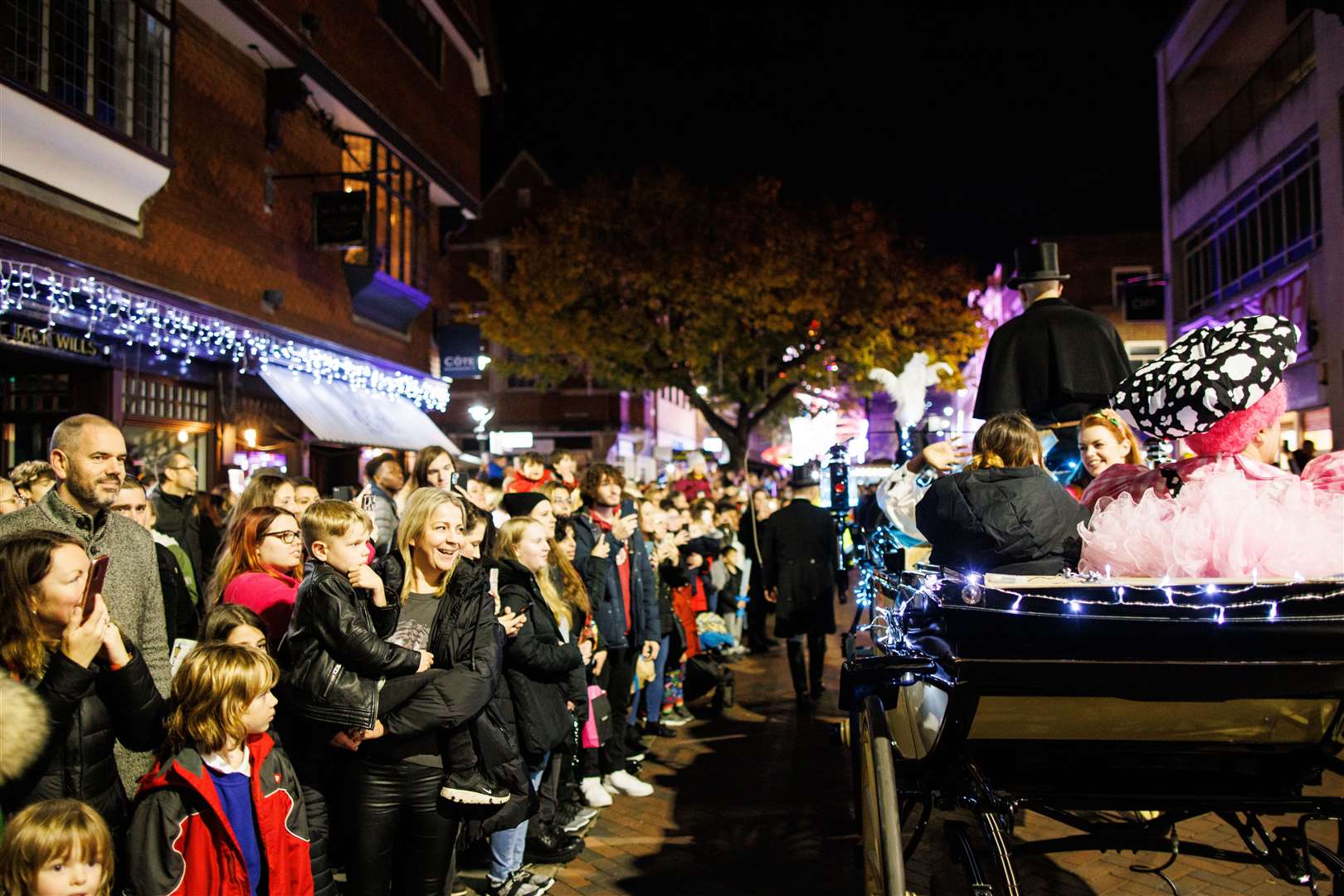 Canterbury's Christmas lights switch-on event. Picture: Canterbury BID/Matt Wilson