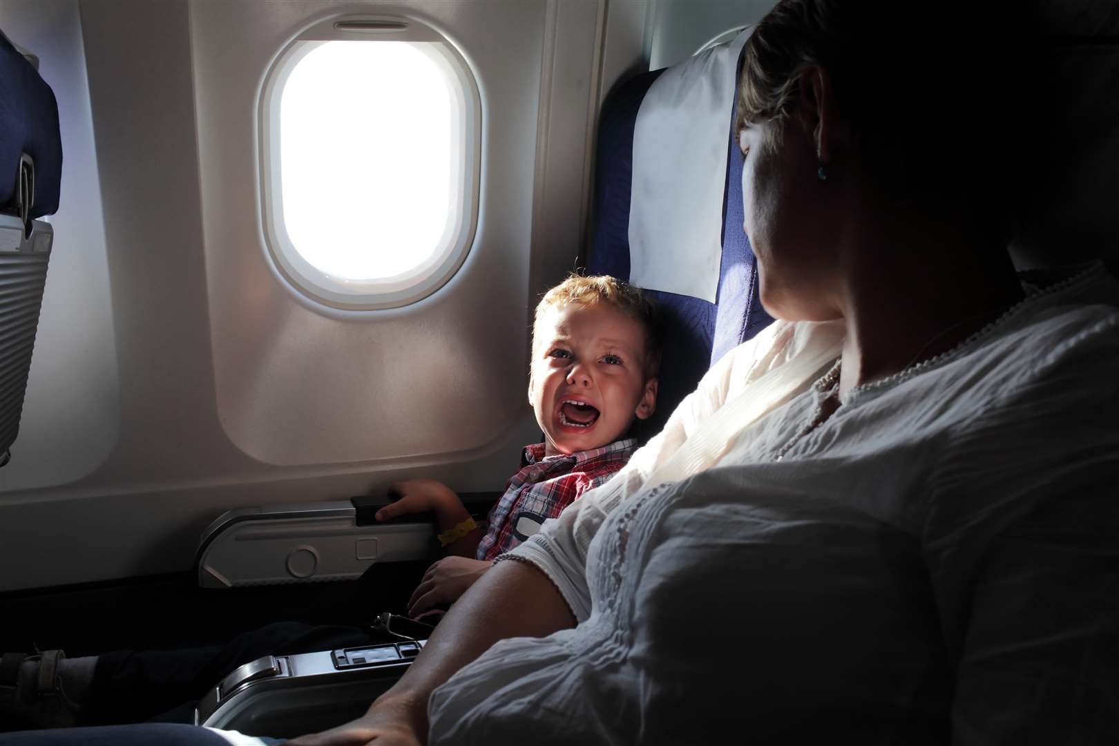 Nearly a third of parents wouldn't even entertain the thought of flying with youngsters because of the potential stress
