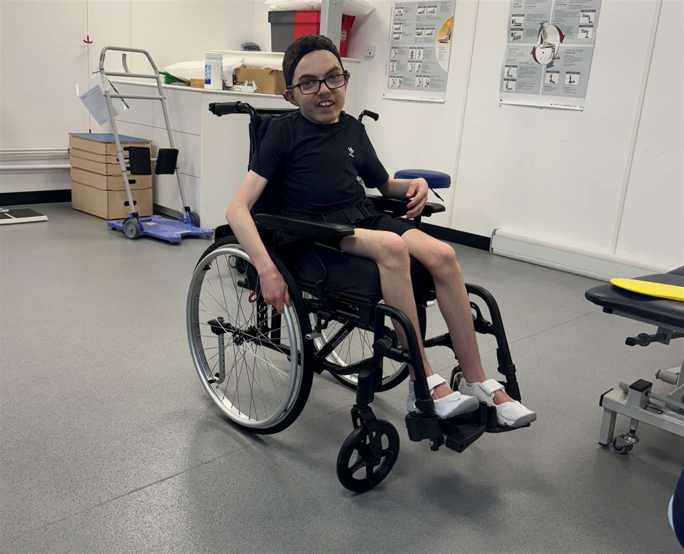 Harley Harris was diagnosed with spondylocarpotarsal synostosis at the age of five