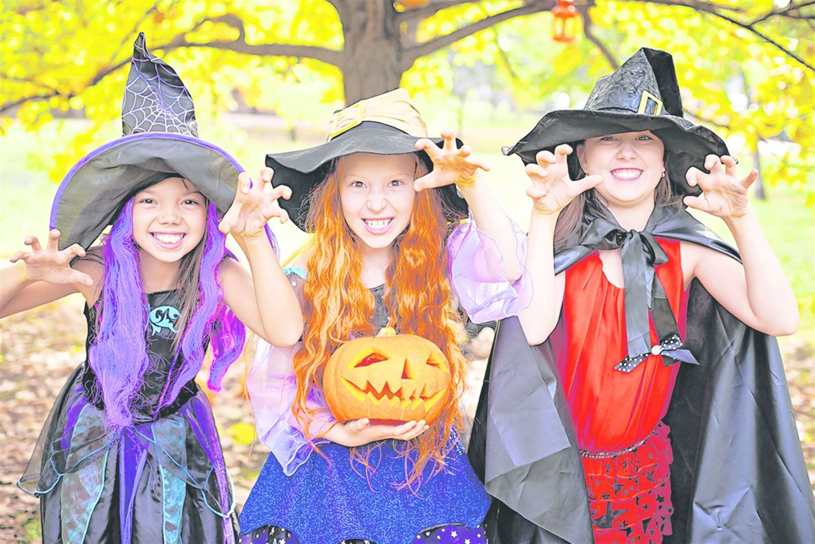 There are plenty of chances for the kids to wear their fancy dress costumes during half term