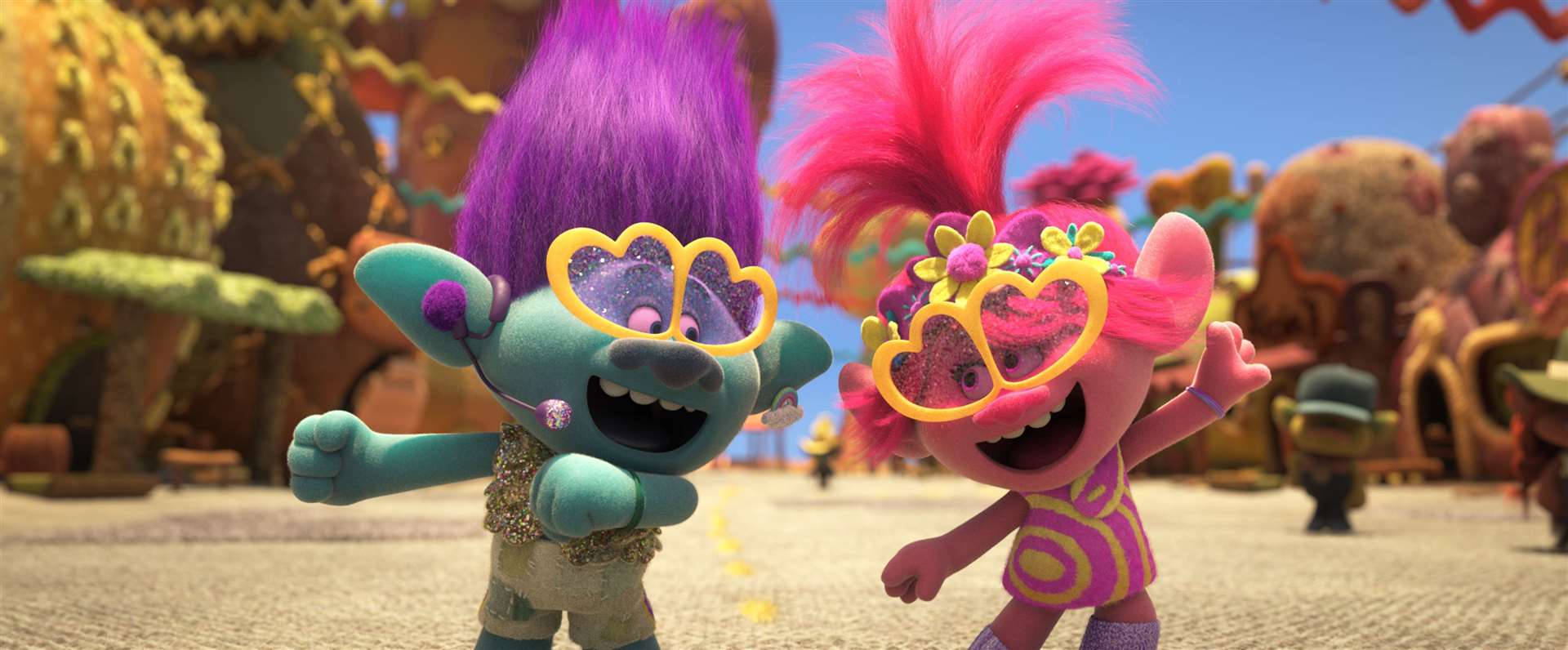 Trolls World Tour is being shown in Canterbury this weekend. Picture credit: PA Photo/DreamWorks Animation LLC./Universal Pictures. All Rights Reserved.