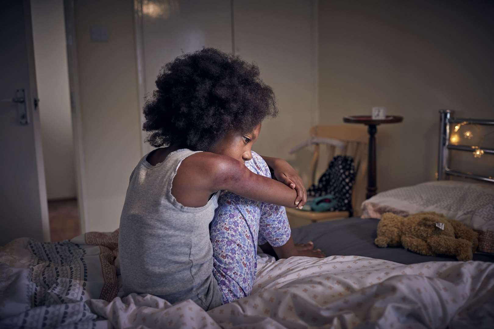 An image from an NSPCC neglect campaign